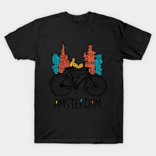 Amsterdam - Bicycle Bike Netherlands T-Shirt